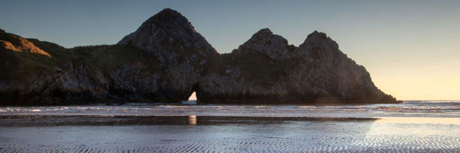 beach at sunset